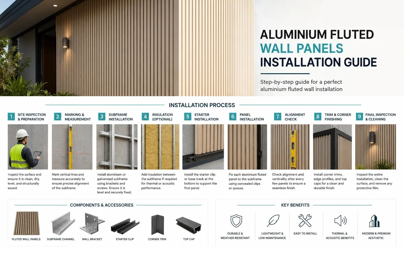 Aluminium Cladding Installation Guide