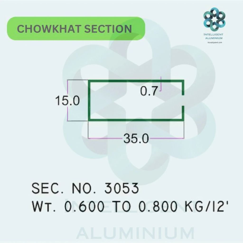 Aluminium Chowkhat Door Frame Section - Image 6