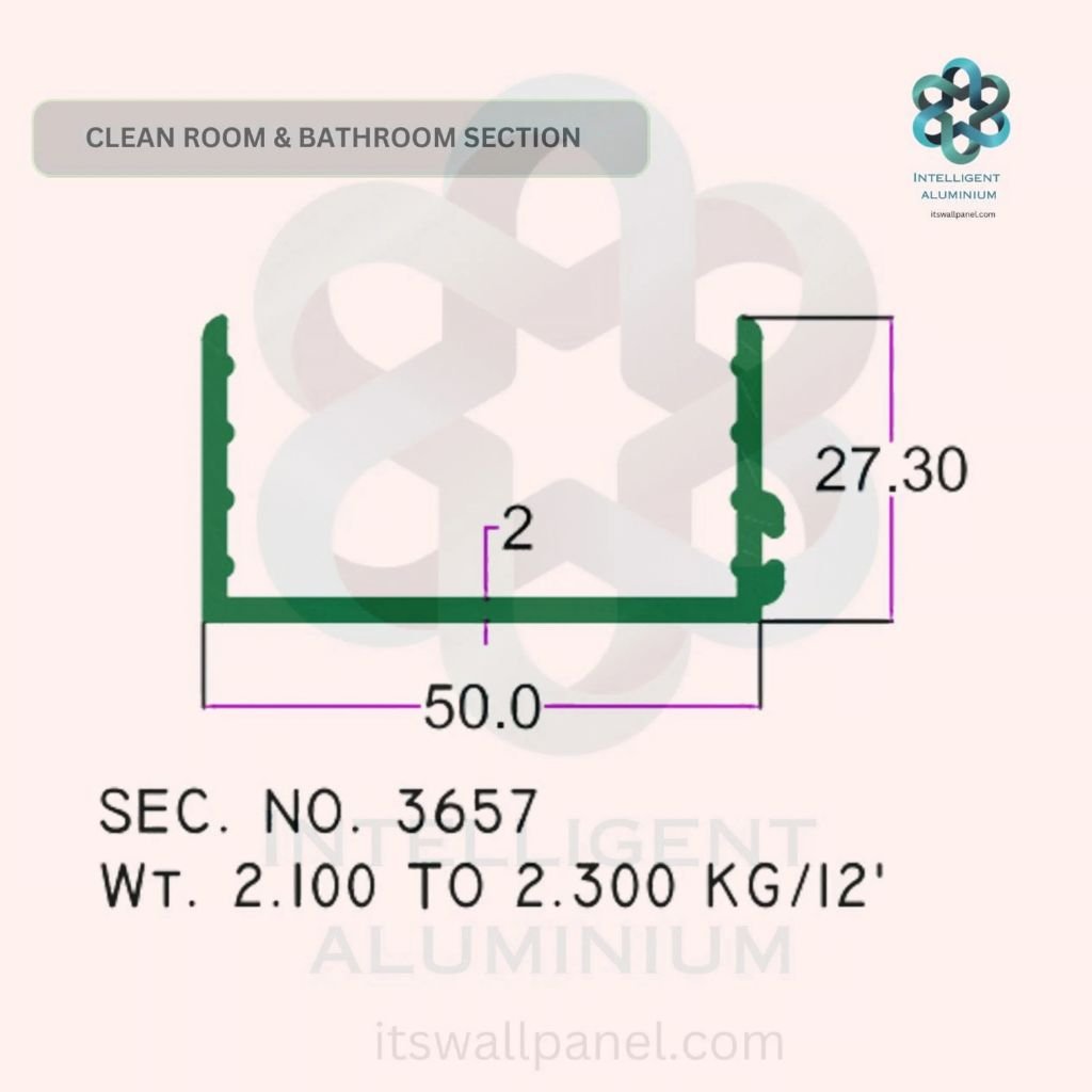 Aluminium Clean Room - Restroom Cubicle Section - Image 10