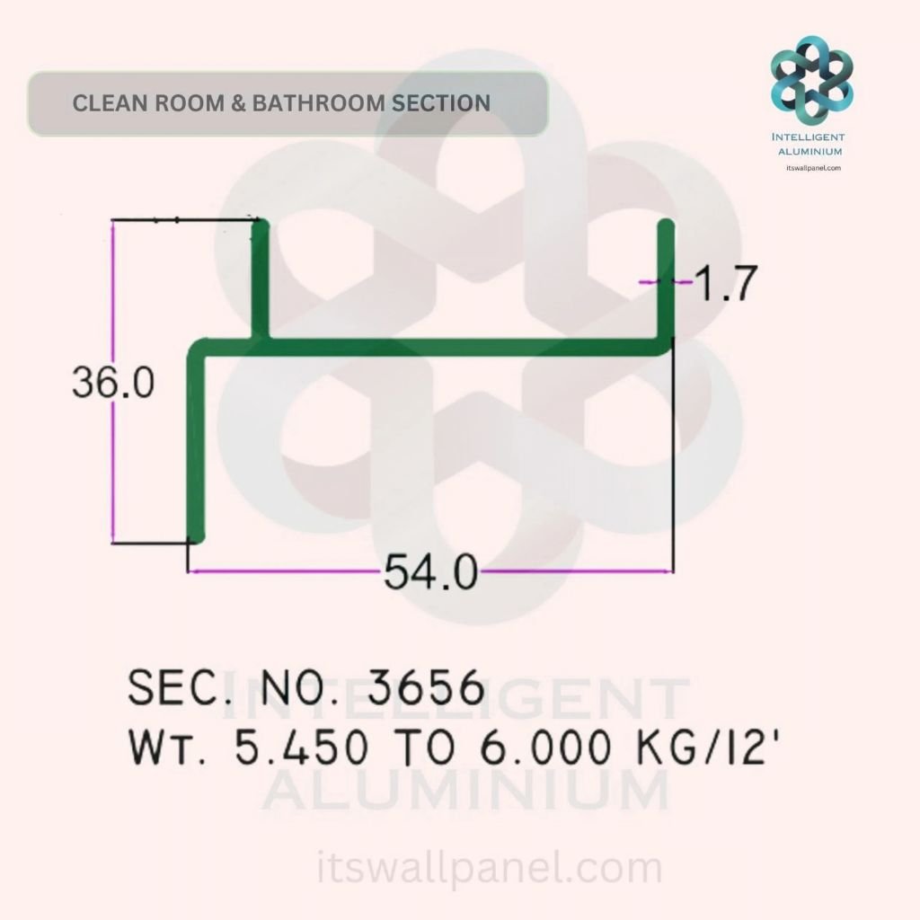 Aluminium Clean Room - Restroom Cubicle Section - Image 7