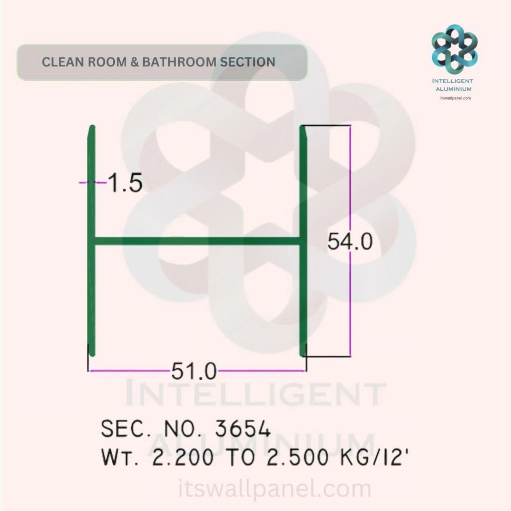 Aluminium Clean Room - Restroom Cubicle Section - Image 6
