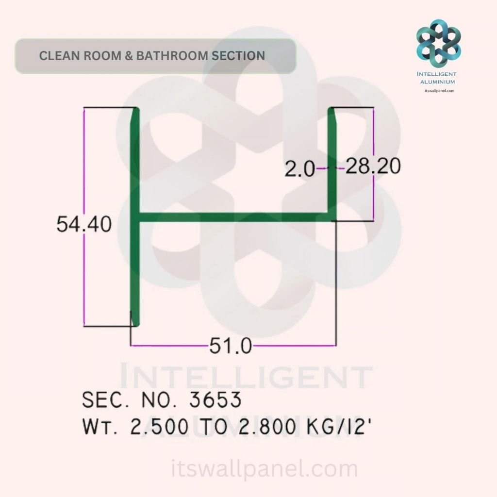 Aluminium Clean Room - Restroom Cubicle Section - Image 5
